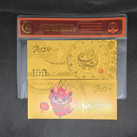 YEAR OF THE DRAGON GOLD BILL