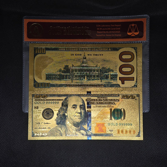 $100 GOLD BILL
