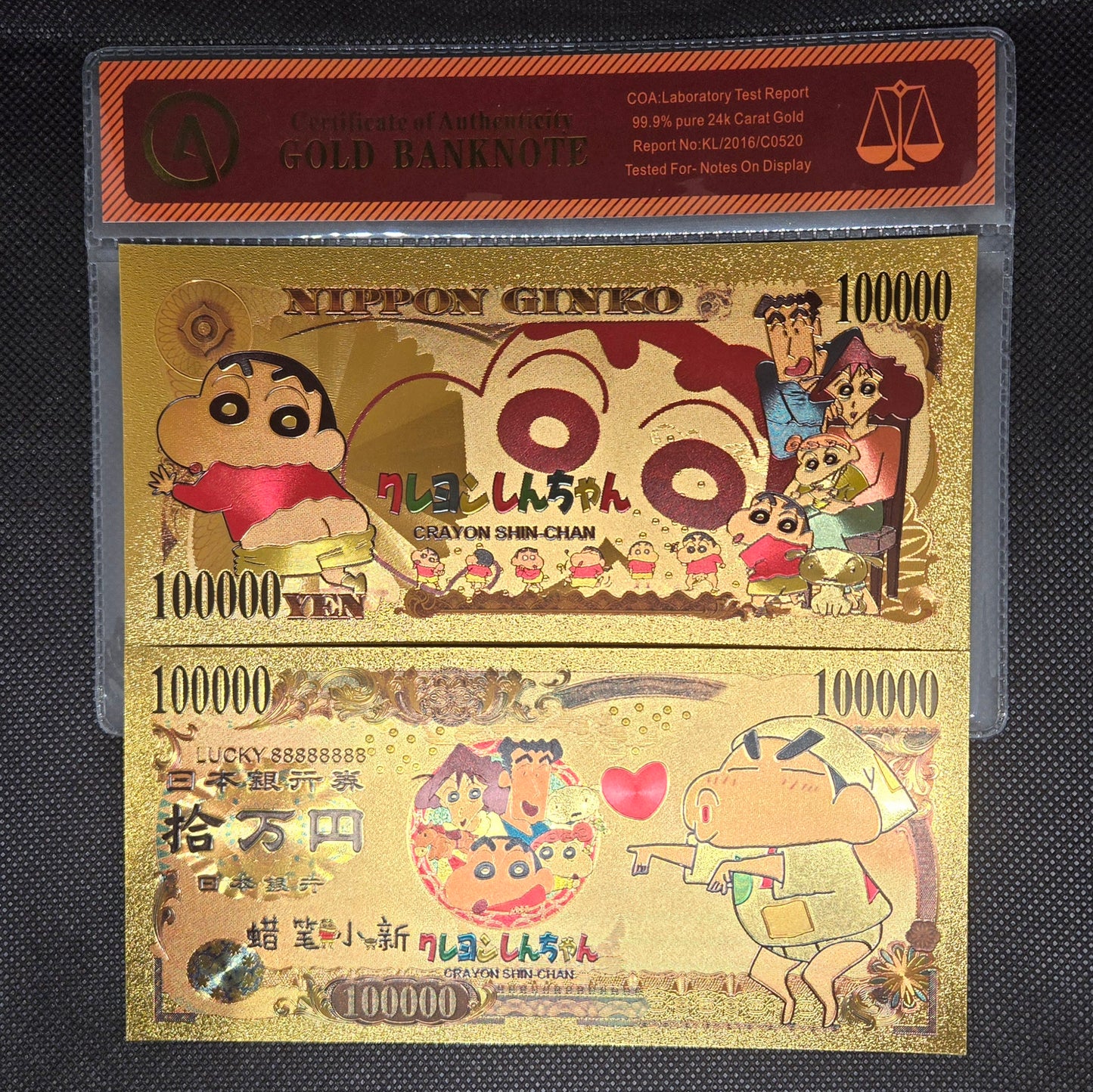 CRAYON SHIN-CHAN GOLD BILL