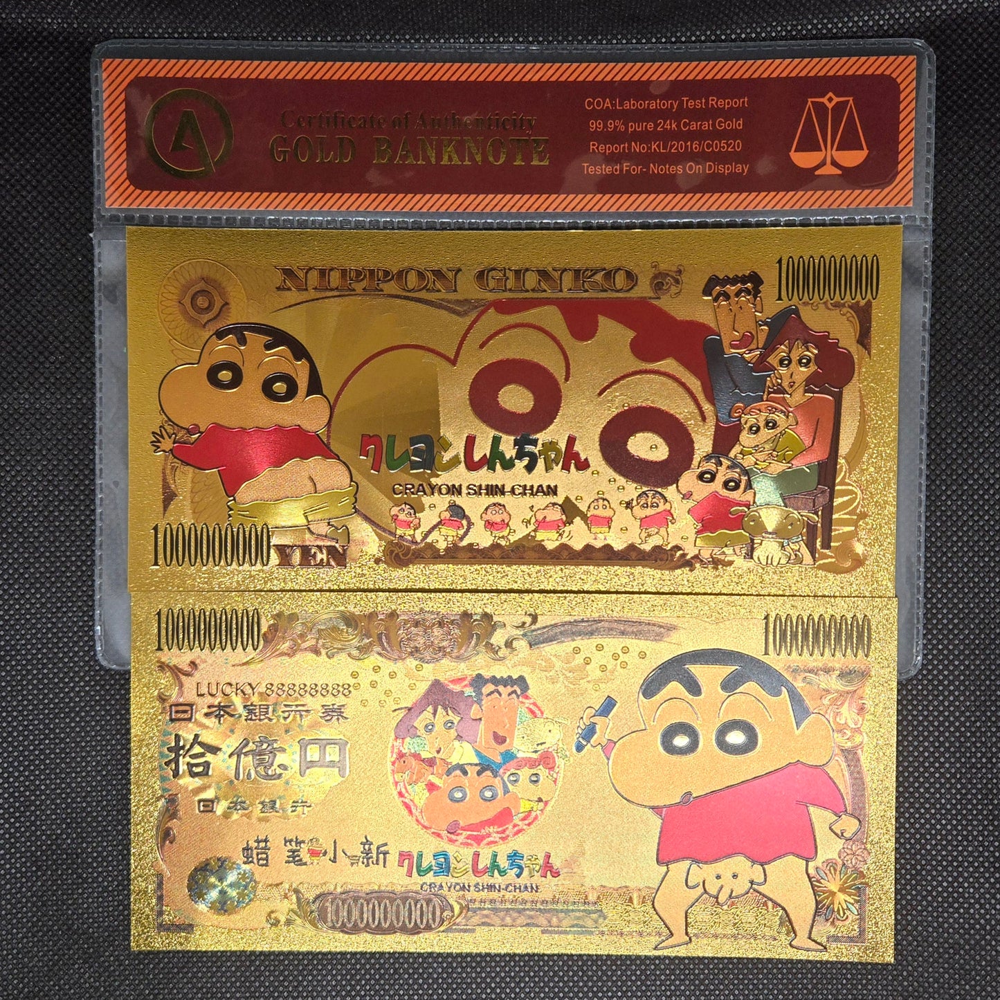 CRAYON SHIN-CHAN GOLD BILL