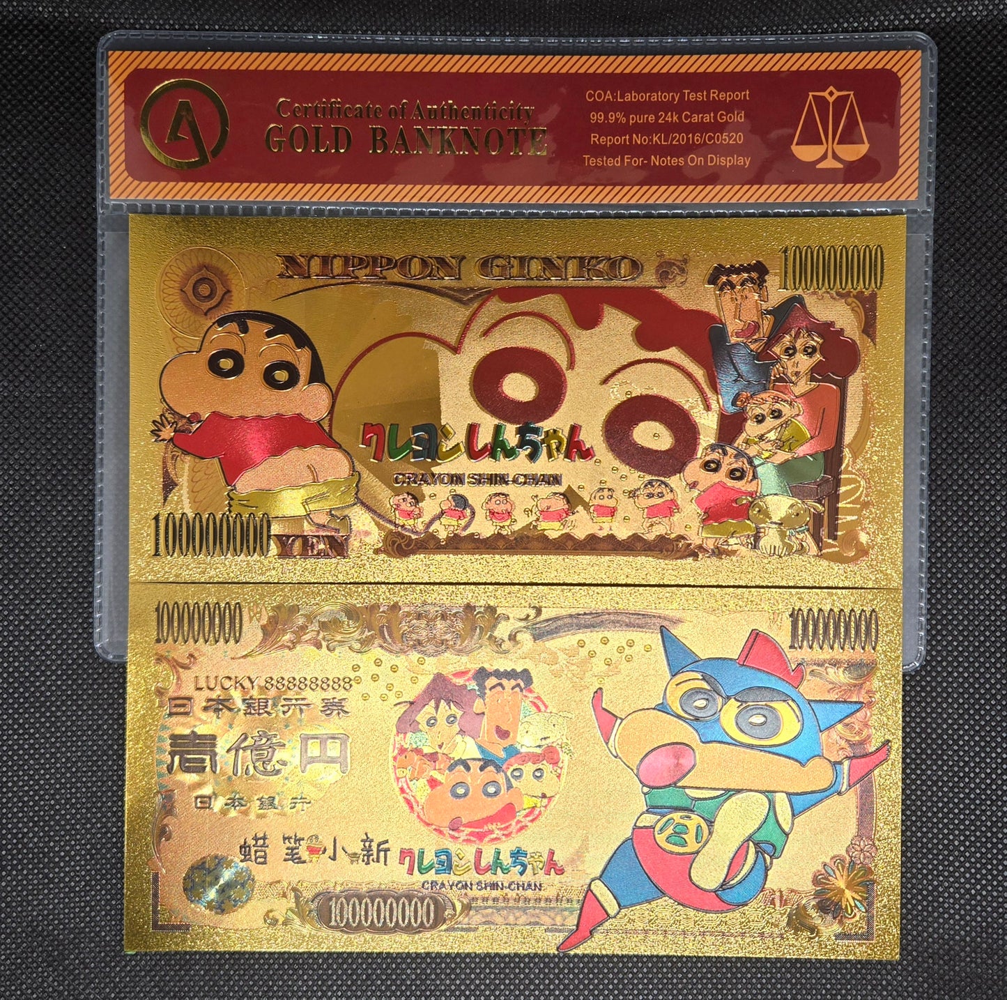 CRAYON SHIN-CHAN GOLD BILL