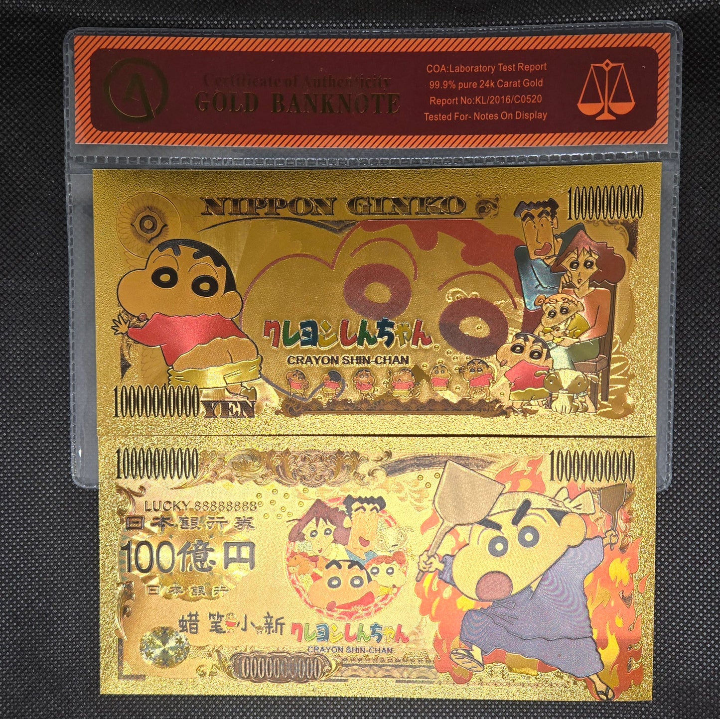 CRAYON SHIN-CHAN GOLD BILL