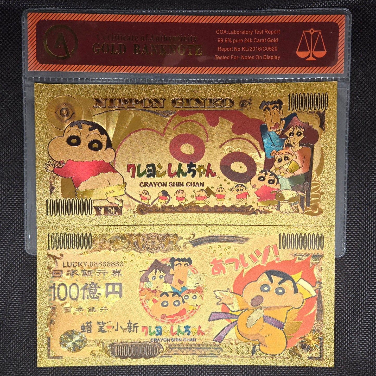 CRAYON SHIN-CHAN GOLD BILL