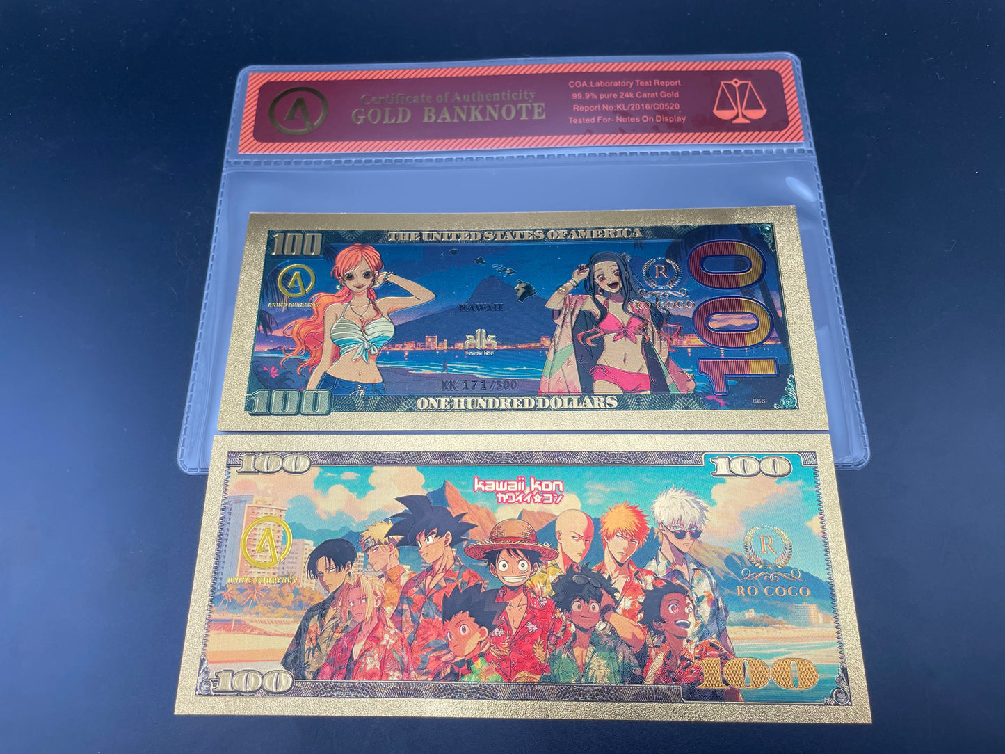 ANIME CONVENTION (KAWAII KON 2024) EXCLUSIVE GOLD BILL