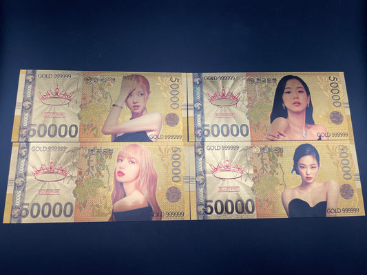 BLACKPINK: 24k South Korean Won Gold Note