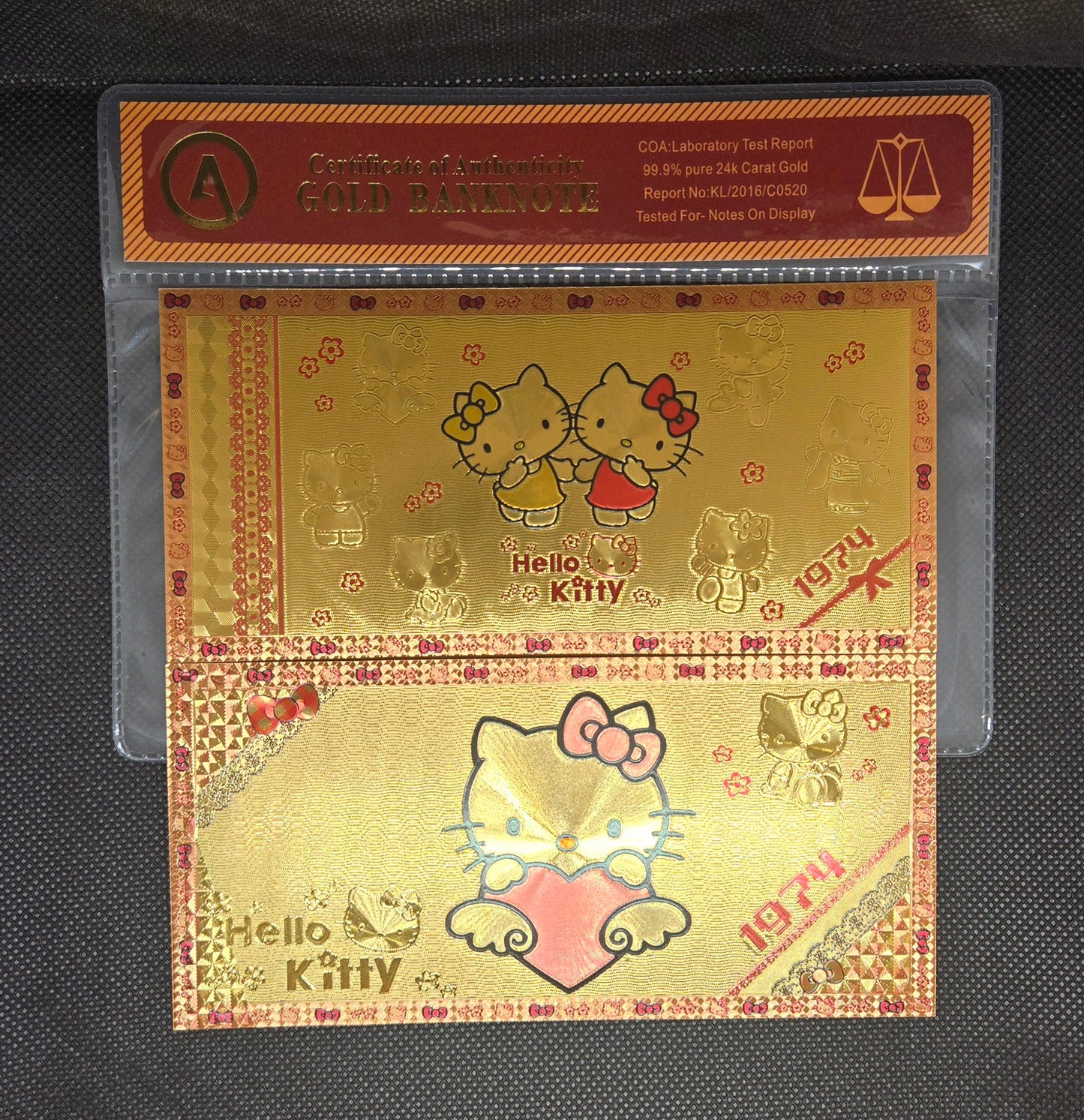 HELLO KITTY GOLD BILL