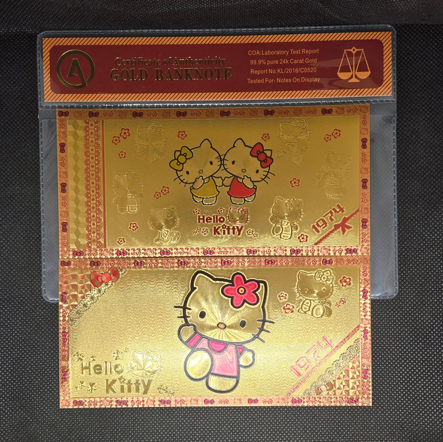 HELLO KITTY GOLD BILL
