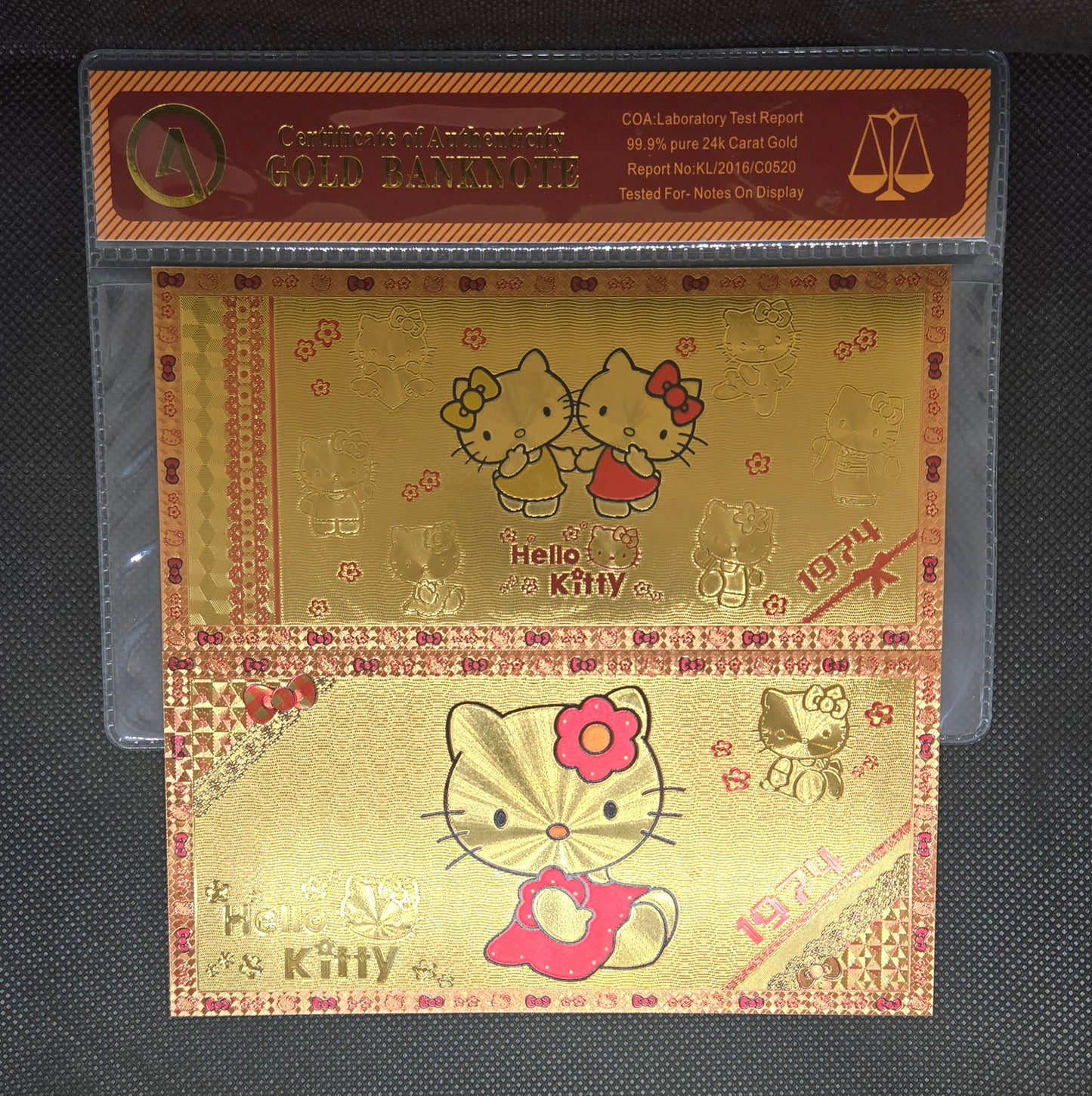 HELLO KITTY GOLD BILL