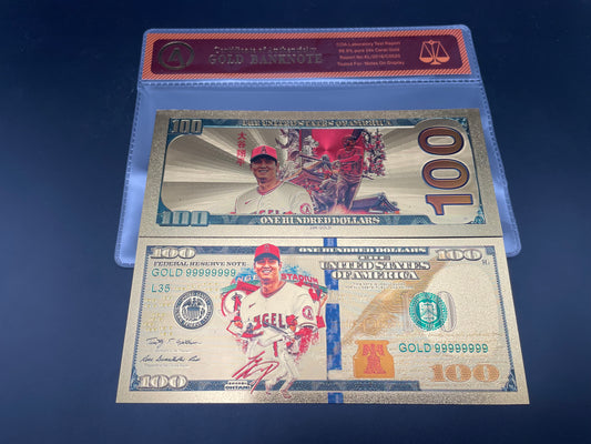 SHOHEI OHTANI GOLD BILL (ANGELS)