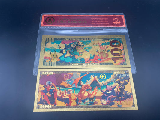 POKEMON WORLD SERIES 2024 EXCLUSIVE GOLD BILL