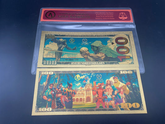 AMAZING COMIC CON 2024 EXCLUSIVE GOLD BILL