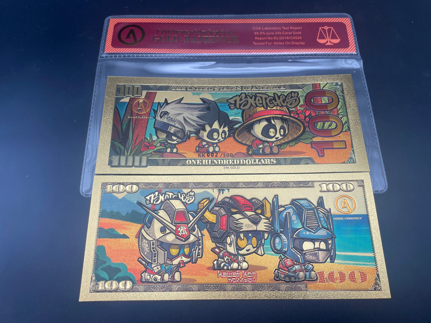 ANIME CONVENTION (KAWAII KON 2025) EXCLUSIVE GOLD BILL