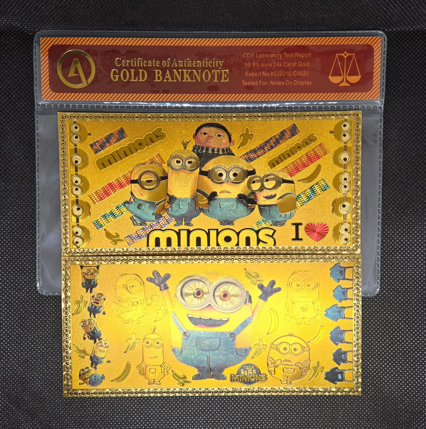 MINIONS GOLD BILL
