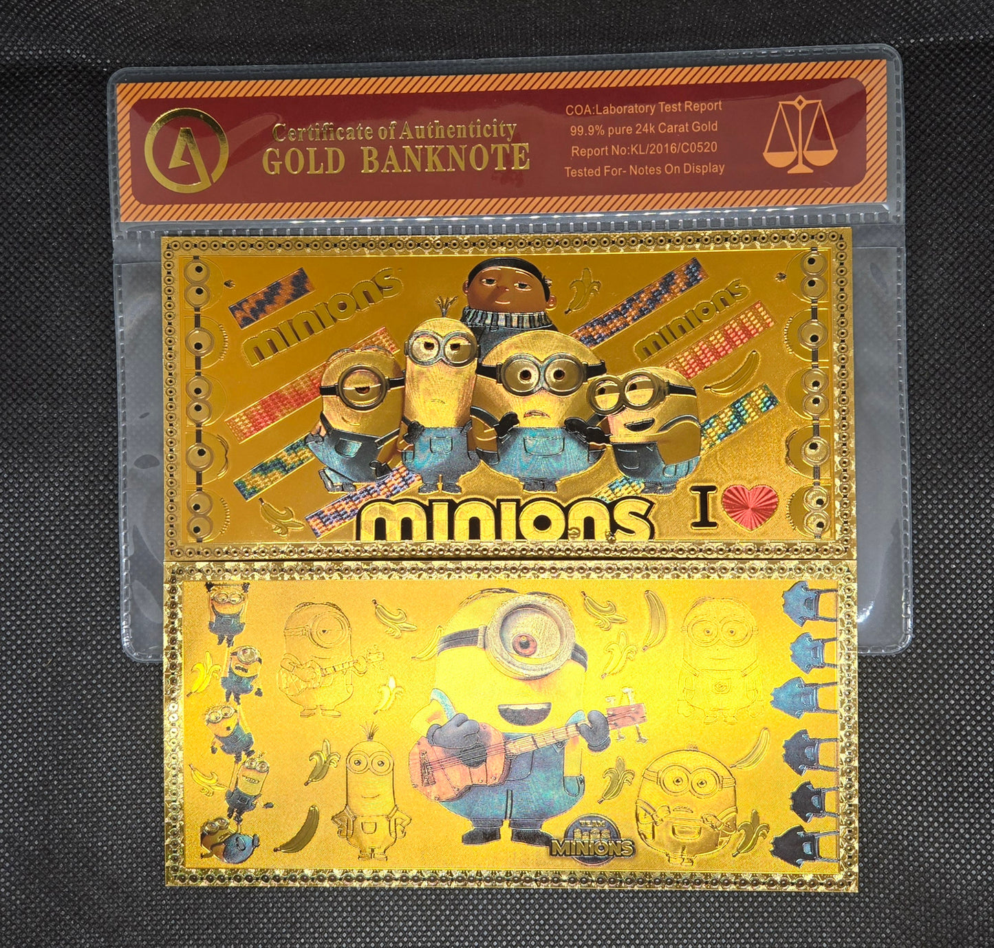 MINIONS GOLD BILL