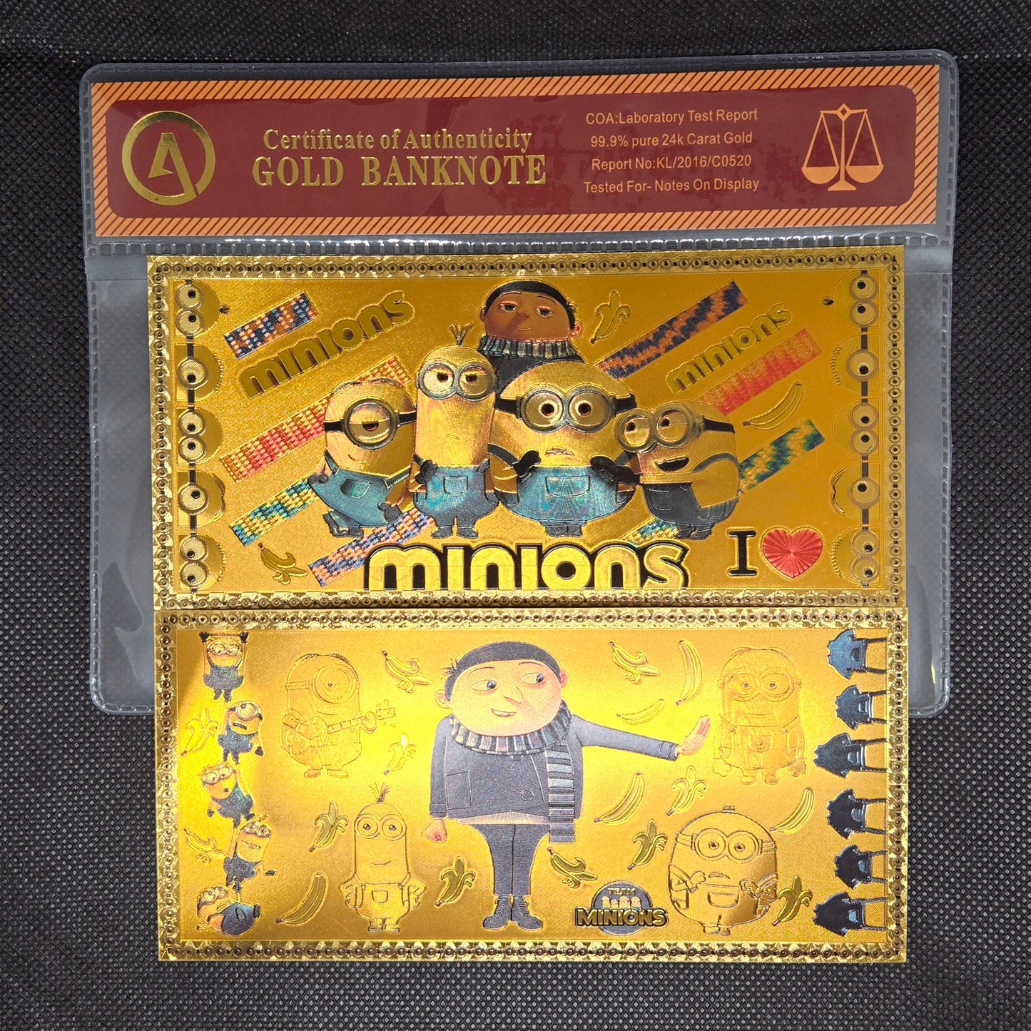 MINIONS GOLD BILL
