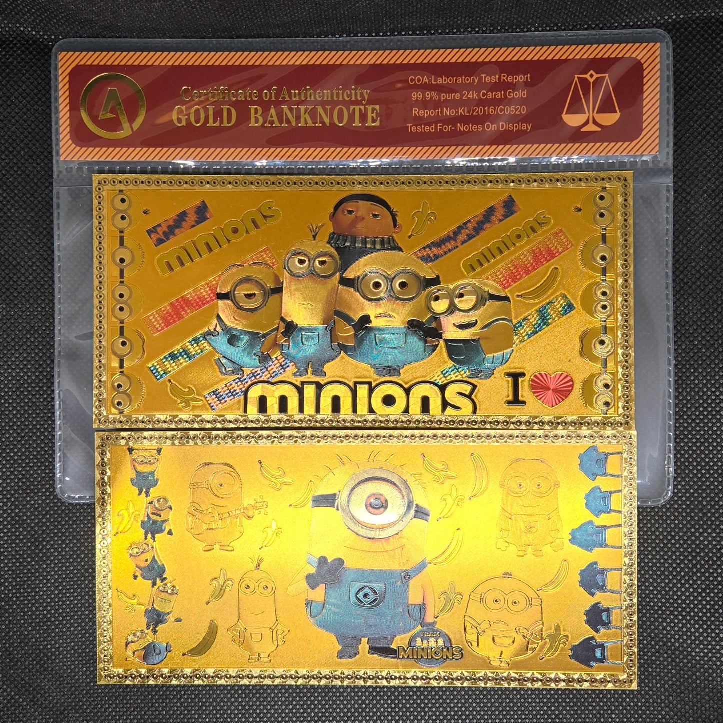 MINIONS GOLD BILL