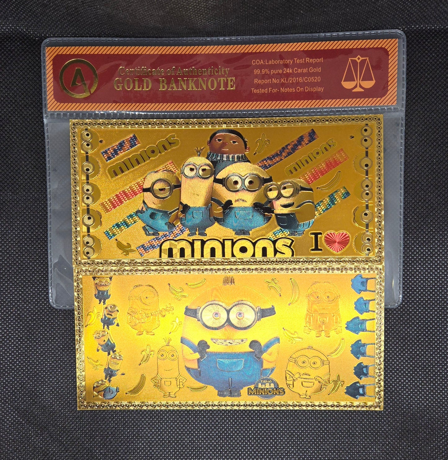 MINIONS GOLD BILL
