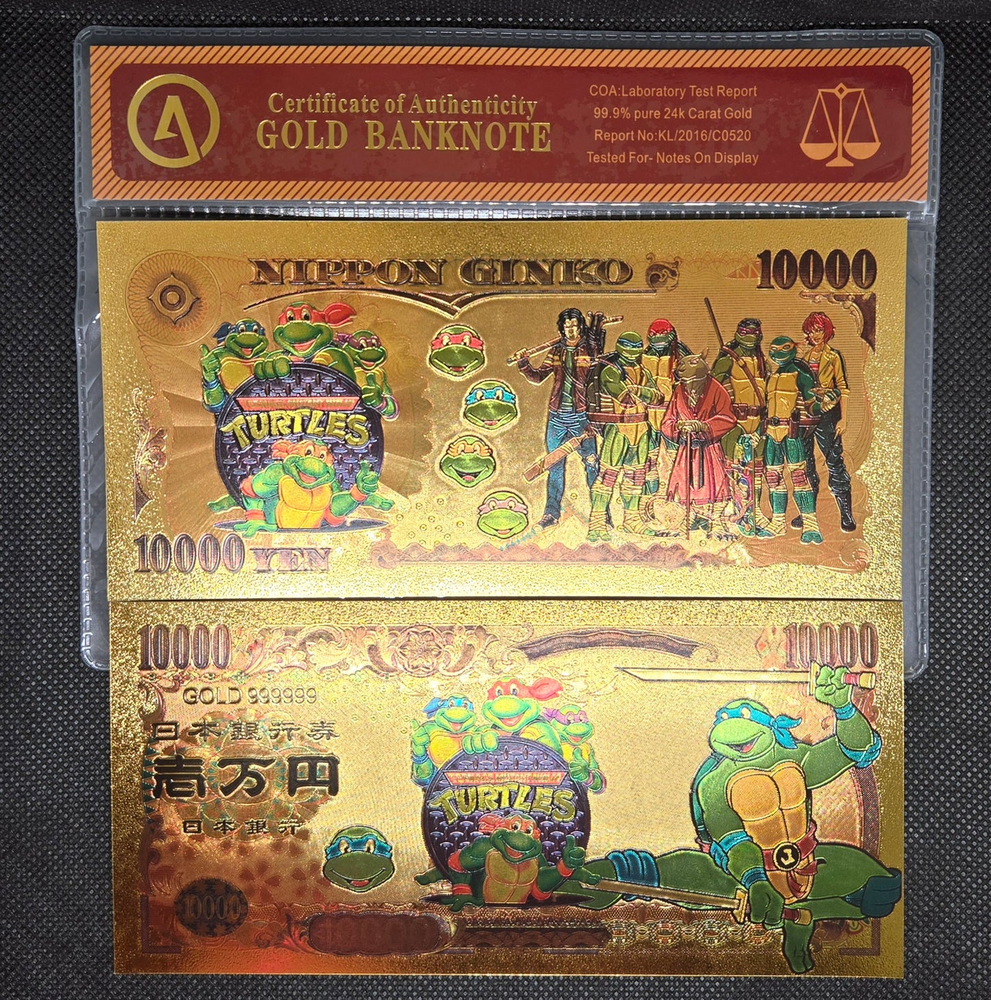 TEENAGE MUTANT NINJA TURTLES GOLD BILL