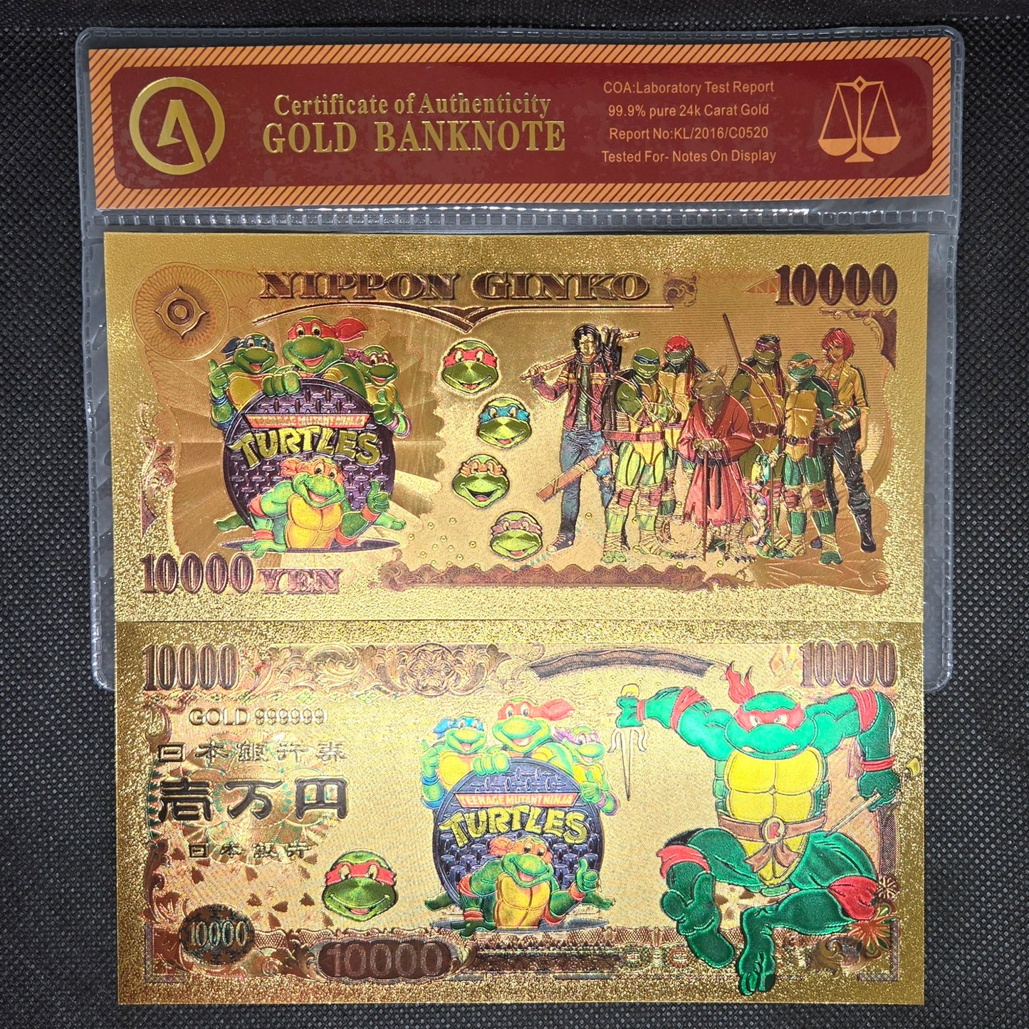 TEENAGE MUTANT NINJA TURTLES GOLD BILL