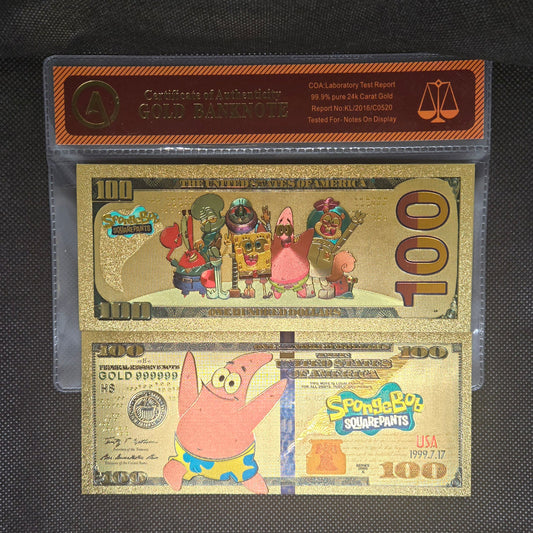 SPONGEBOB SQUAREPANTS GOLD BILL