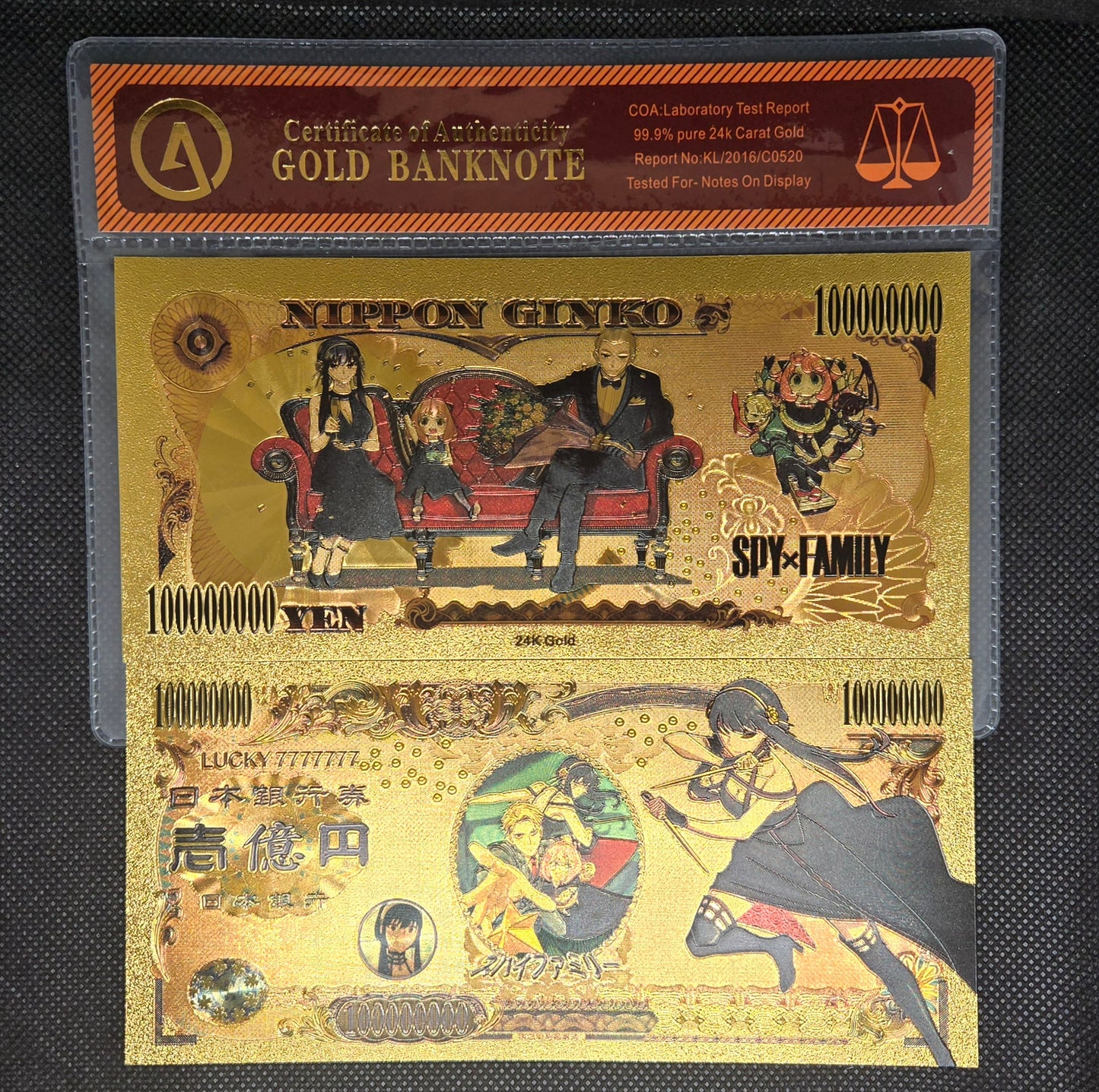 SPY X FAMILY GOLD BILL