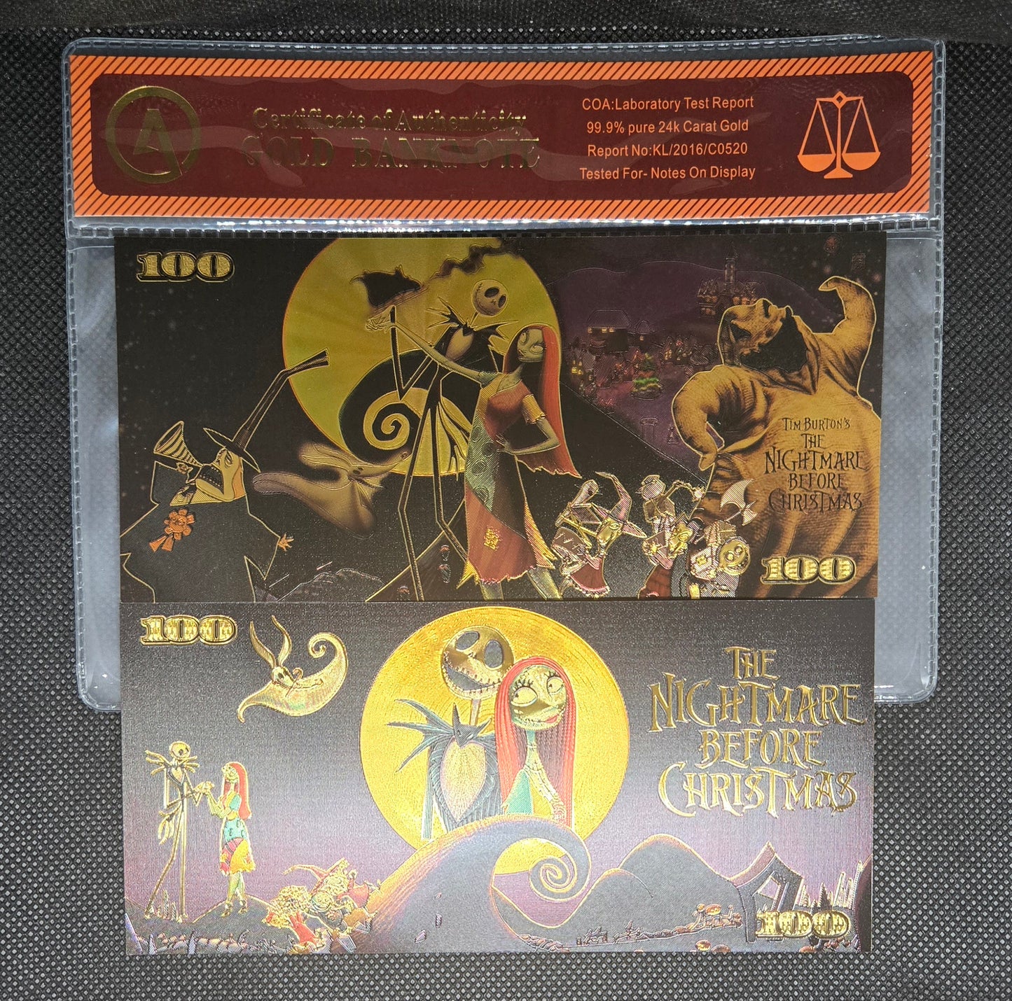THE NIGHTMARE BEFORE CHRISTMAS GOLD BILL