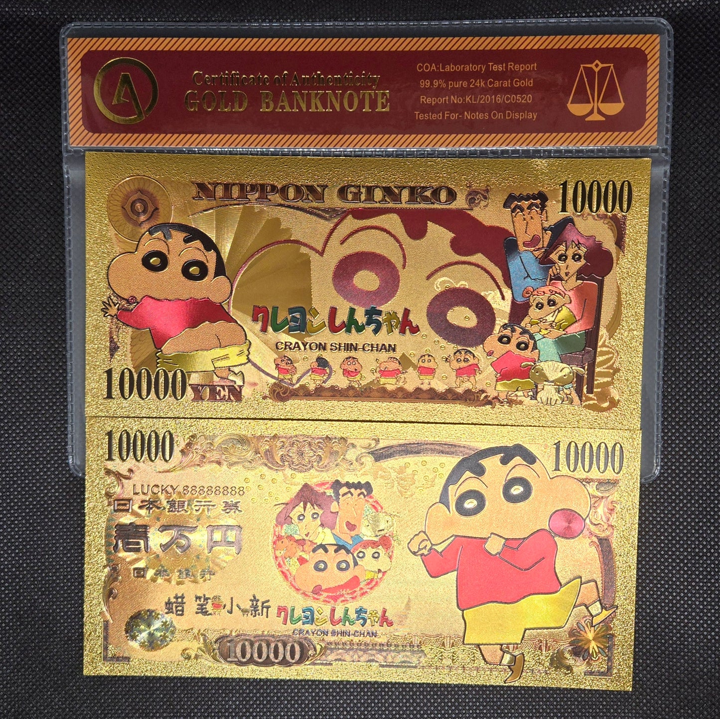 CRAYON SHIN-CHAN GOLD BILL