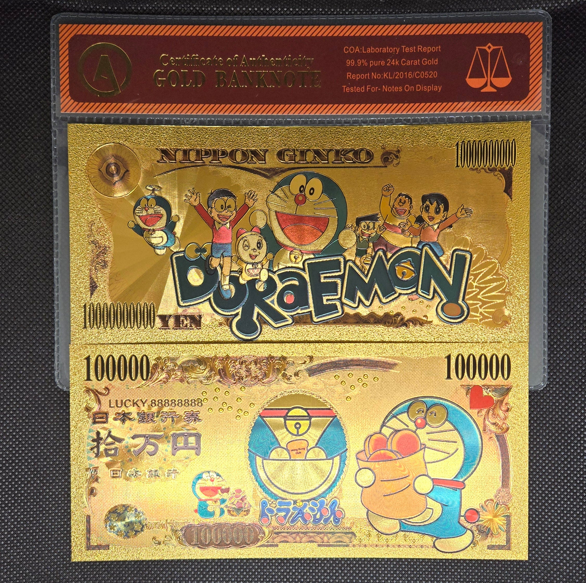 DORAEMON GOLD BILL – Anime Currency