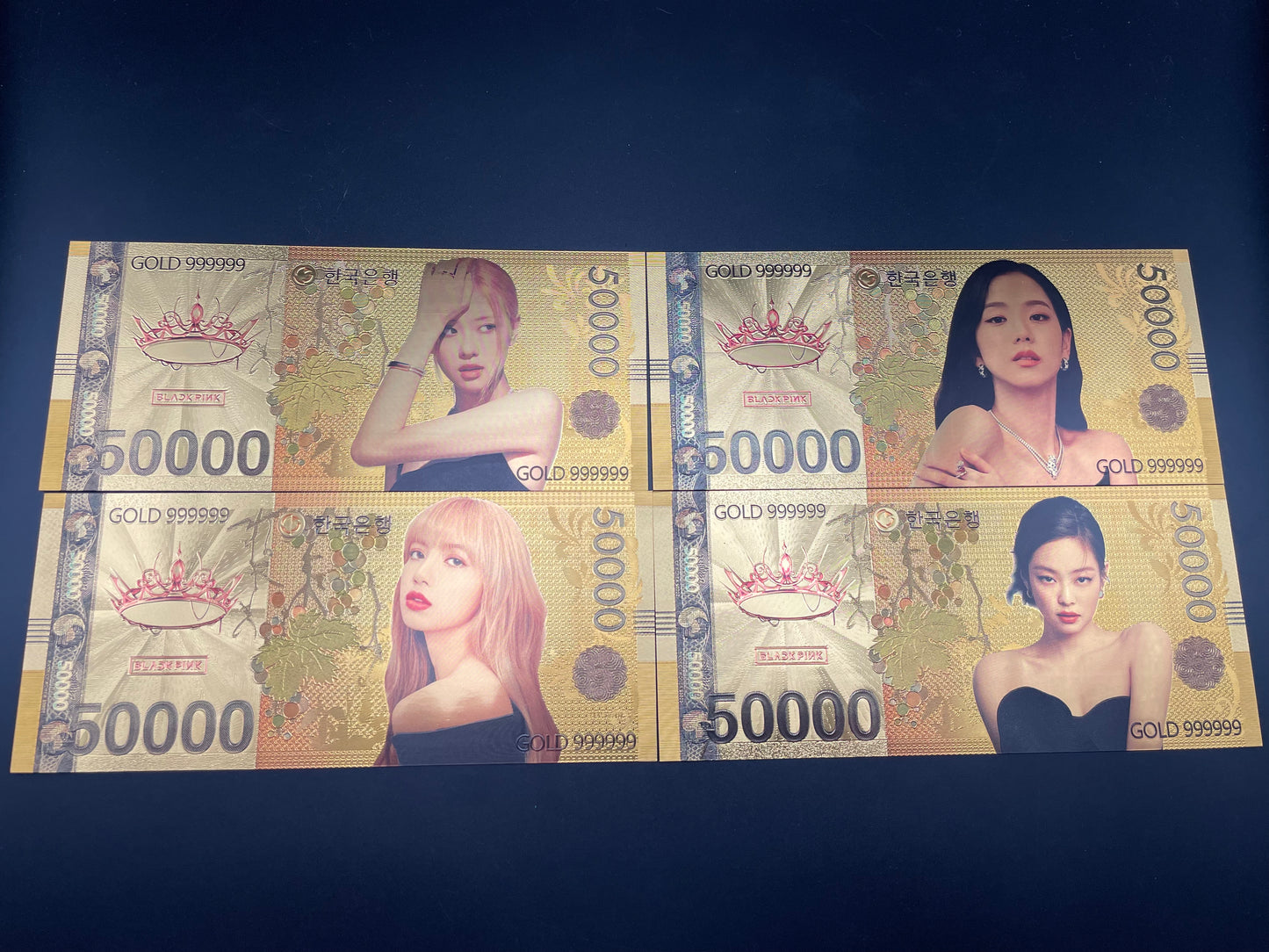 BLACKPINK: 24k South Korean Won Gold Note