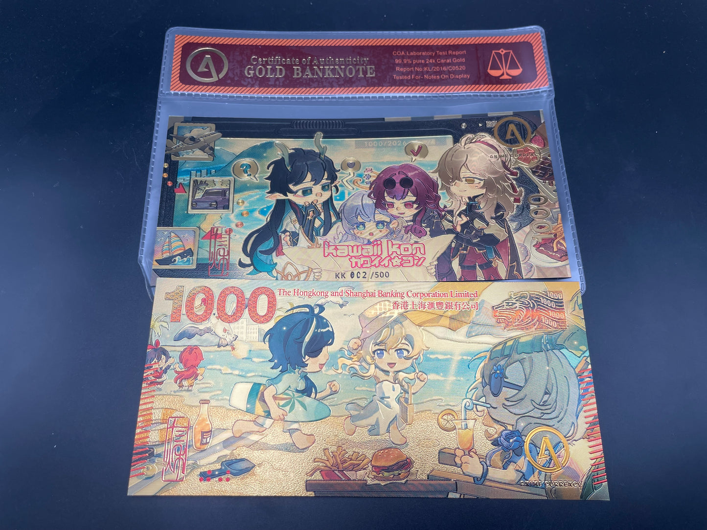 ANIME CONVENTION (KAWAII KON 2026) EXCLUSIVE GOLD BILL