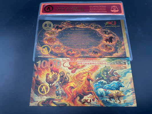 YEAR OF THE FIRE HORSE CHINESE NEW YEAR 2026 EXCLUSIVE GOLD BILL