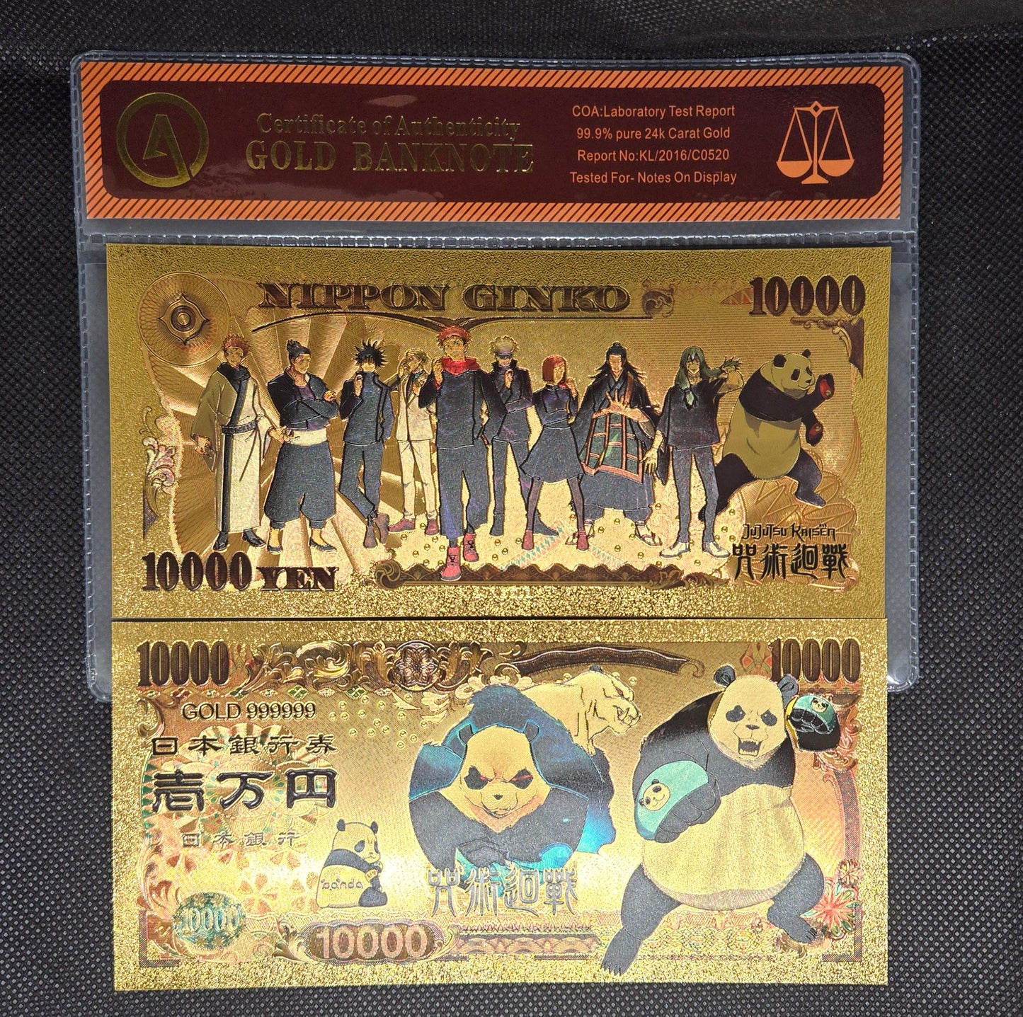 JUJUTSU KAISEN GOLD BILL