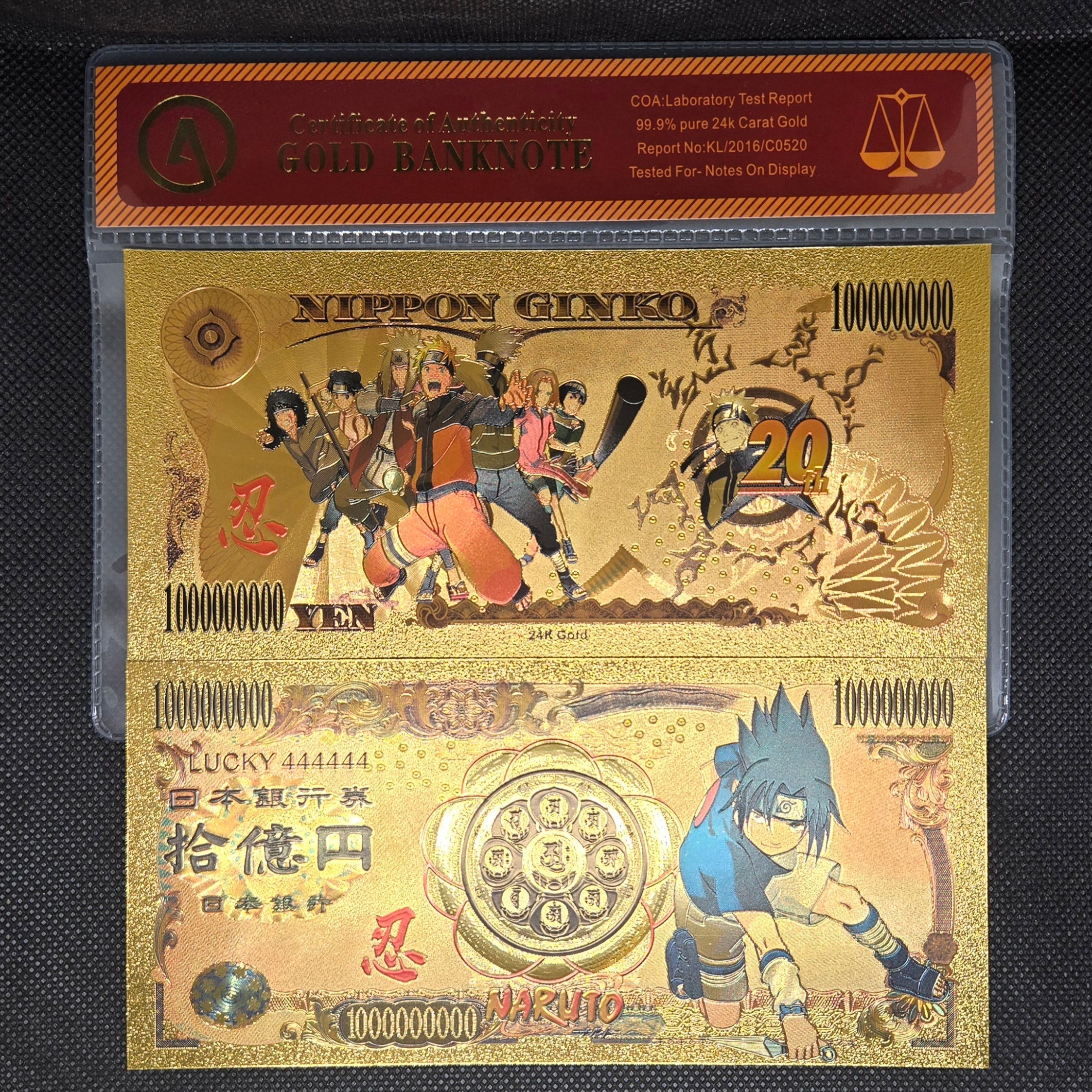 NARUTO GOLD BILL – Anime Currency