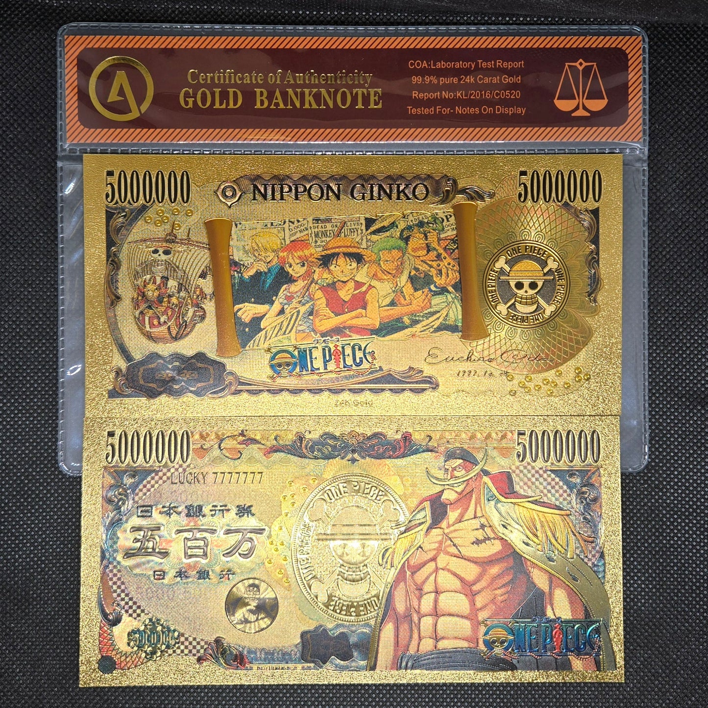 ONE PIECE GOLD BILL (SET 2)