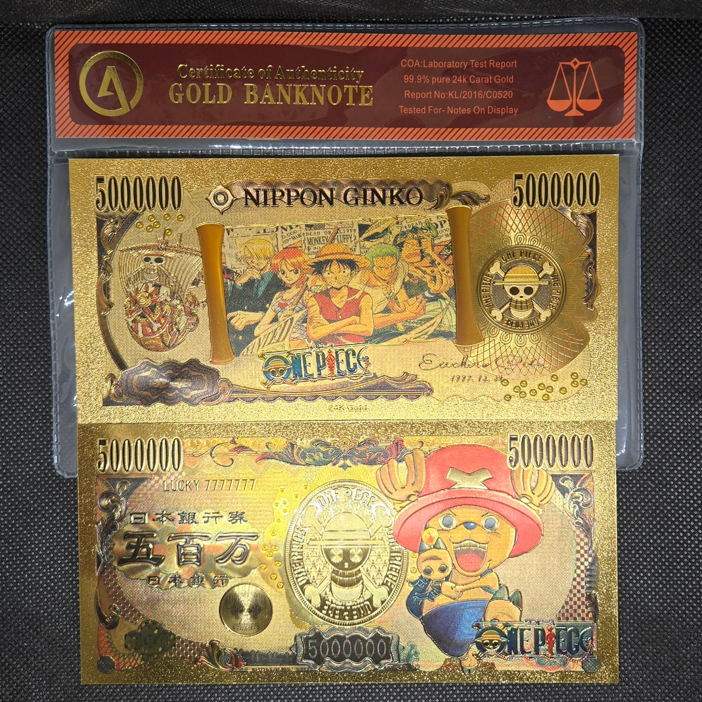 ONE PIECE GOLD BILL (SET 2)