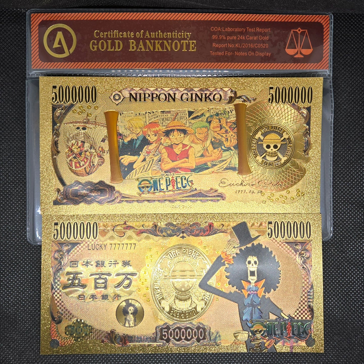 ONE PIECE GOLD BILL (SET 2)