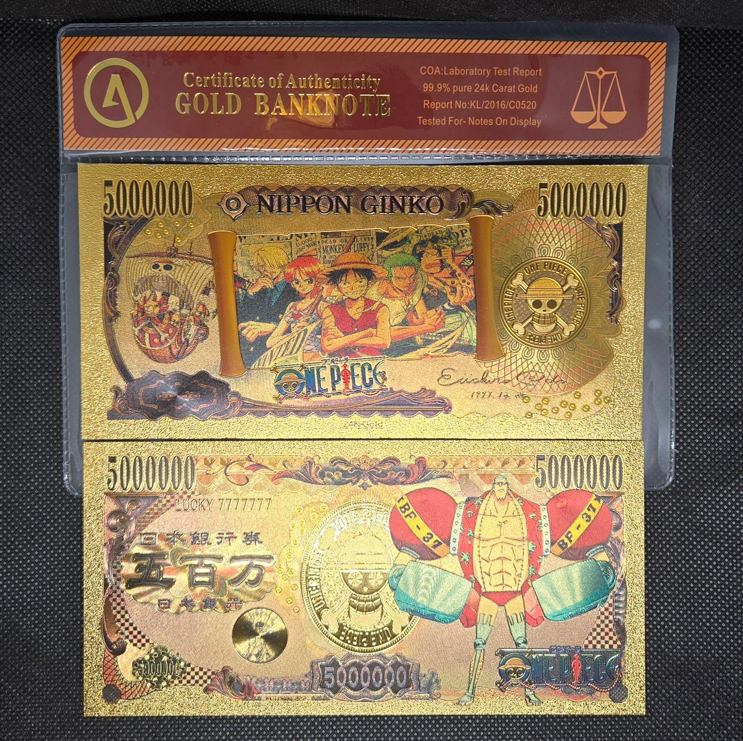 ONE PIECE GOLD BILL (SET 2)