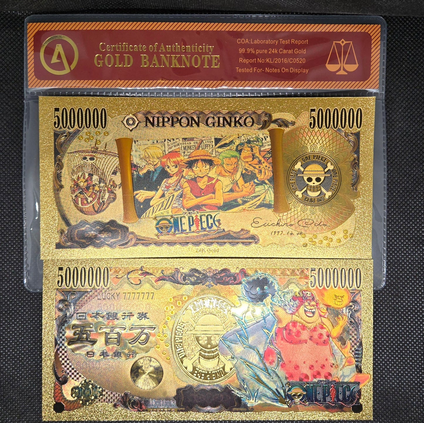 ONE PIECE GOLD BILL (SET 2)
