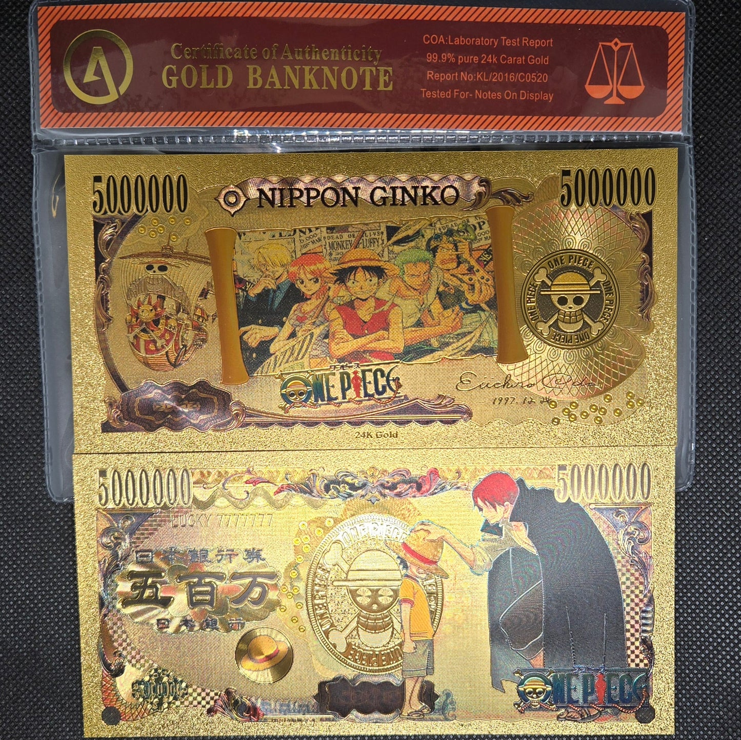ONE PIECE GOLD BILL (SET 2)