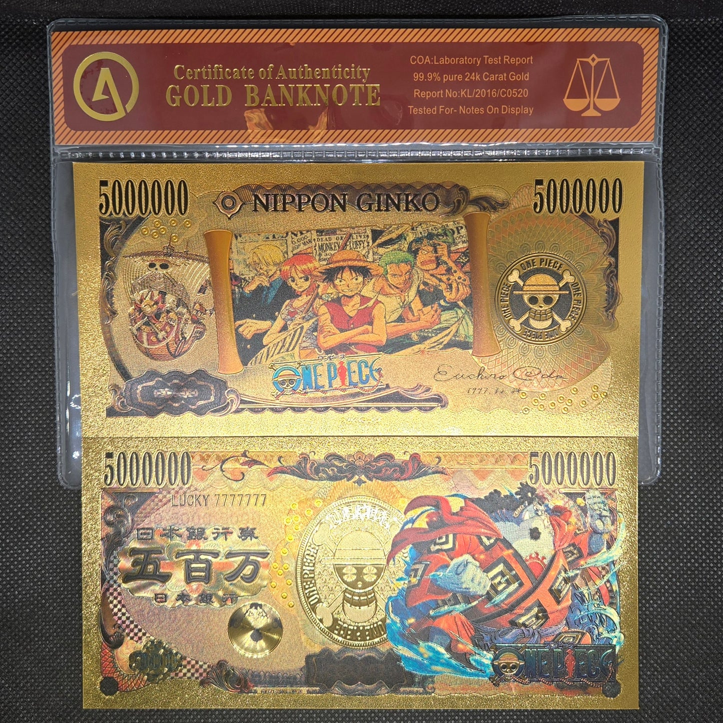 ONE PIECE GOLD BILL (SET 2)