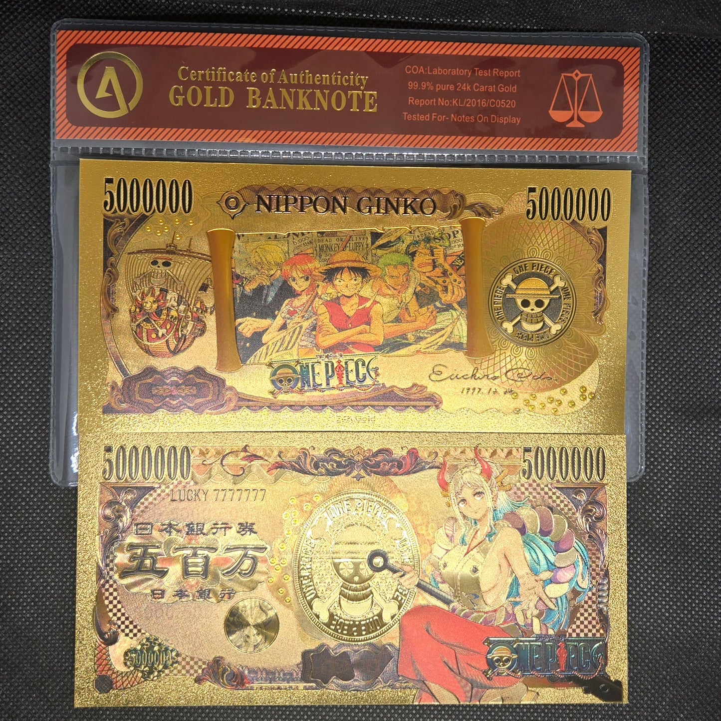 ONE PIECE GOLD BILL (SET 2)