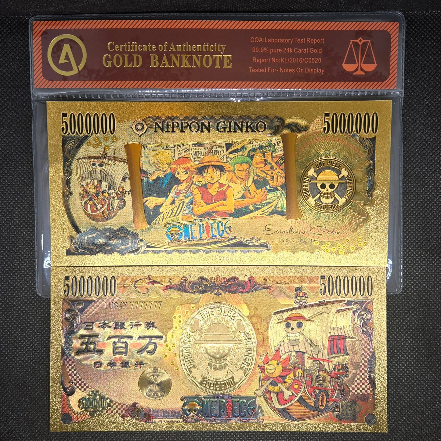 ONE PIECE GOLD BILL (SET 2)