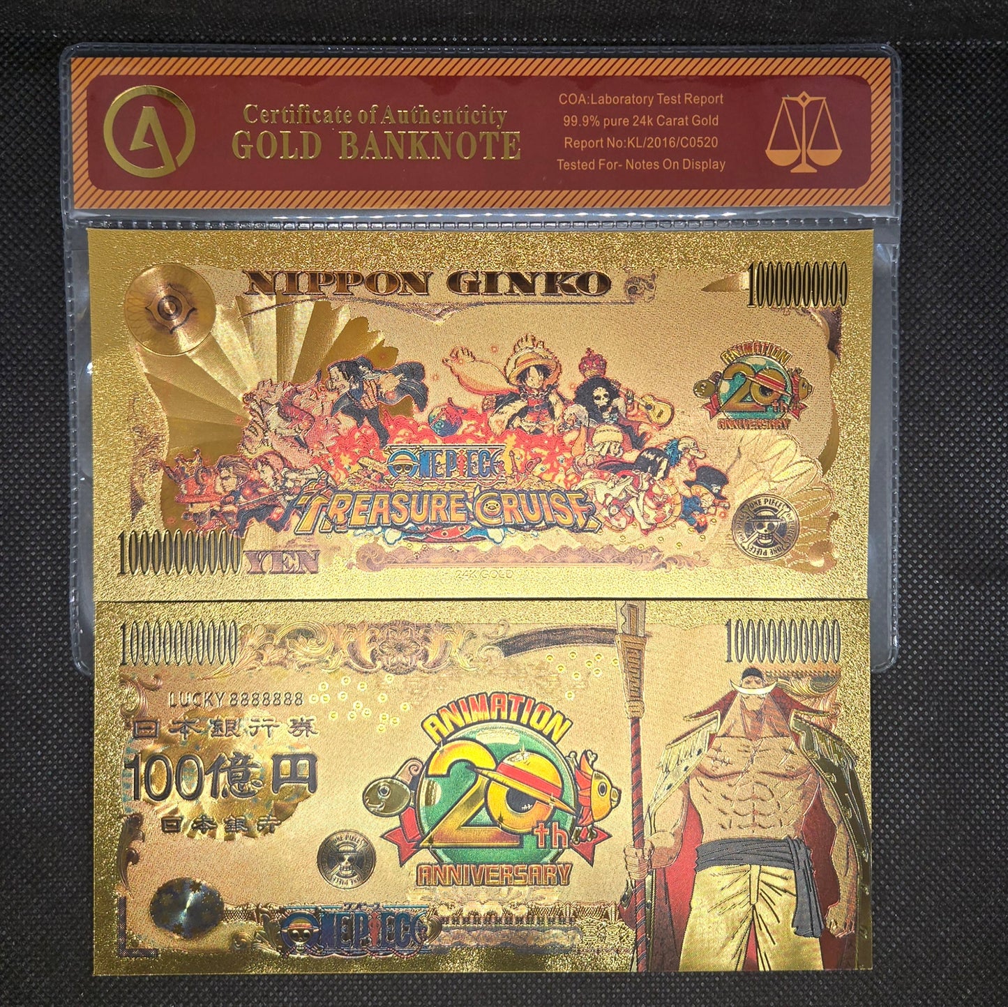 ONE PIECE GOLD BILL (SET 2)