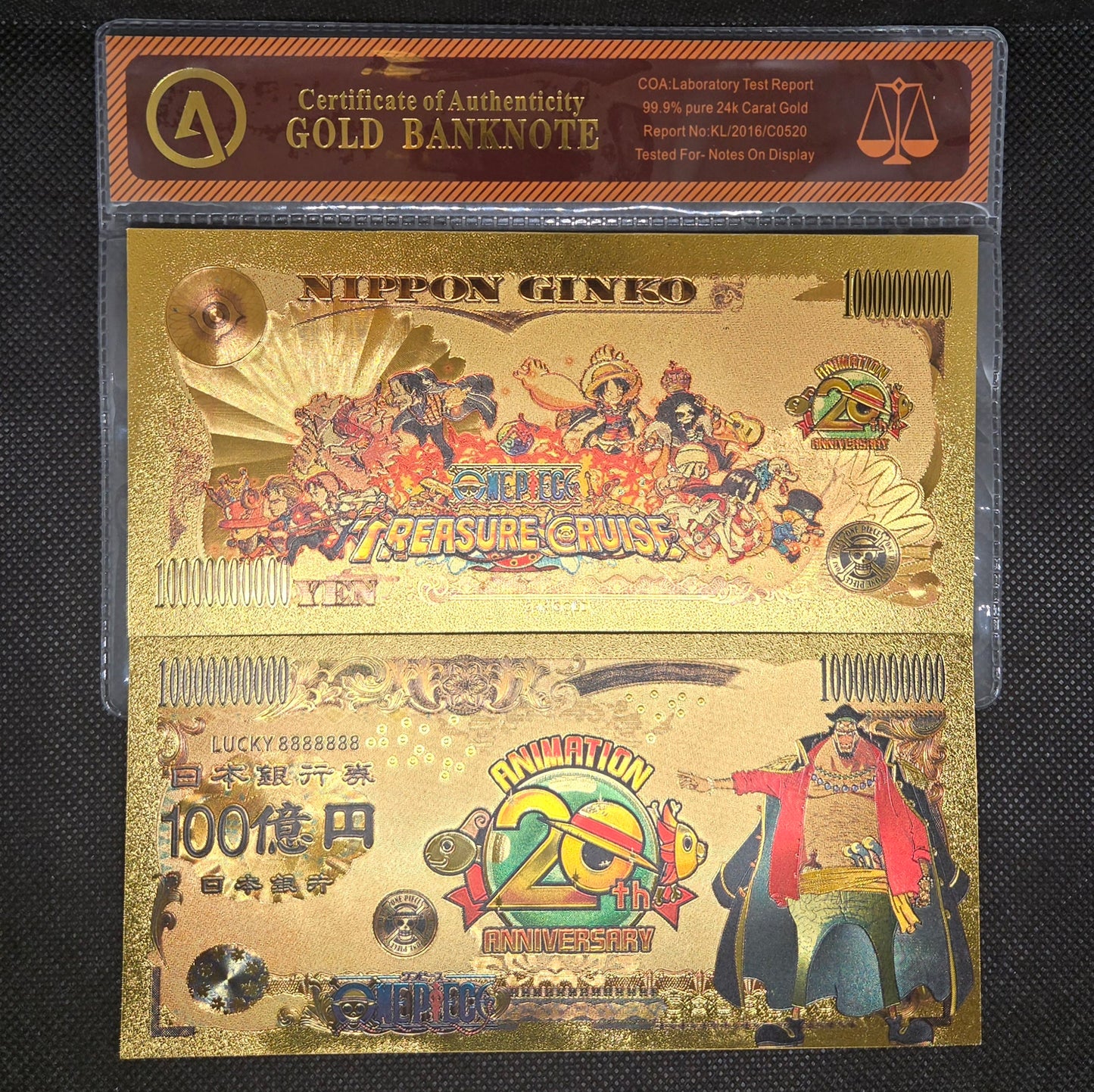 ONE PIECE GOLD BILL (SET 2)