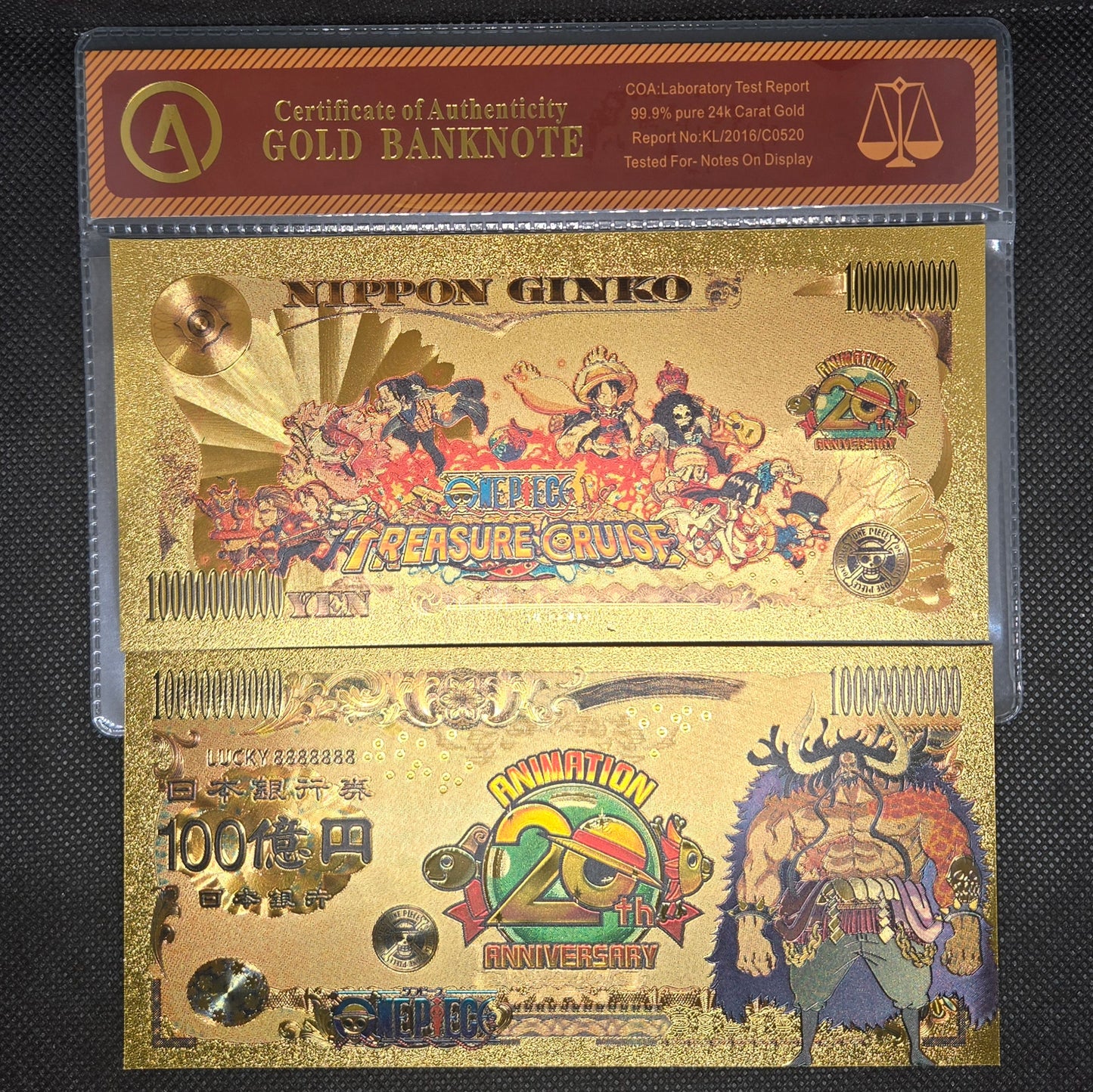 ONE PIECE GOLD BILL (SET 2)