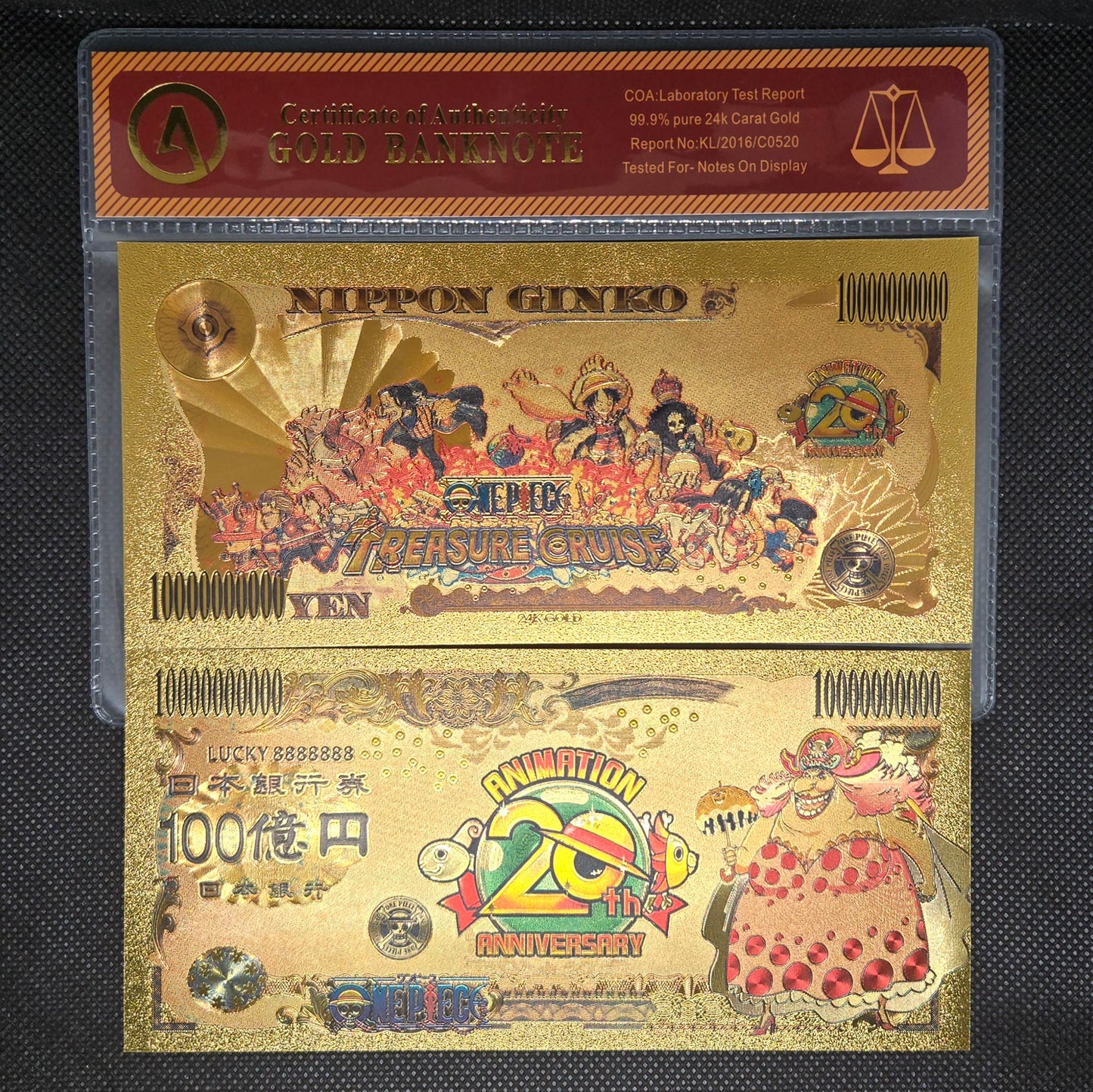 ONE PIECE GOLD BILL (SET 2)