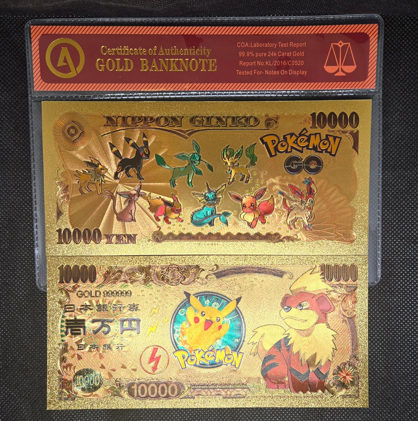 POKEMON GOLD BILL (SET 3)