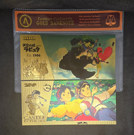 CASTLE IN THE SKY GOLD BILL