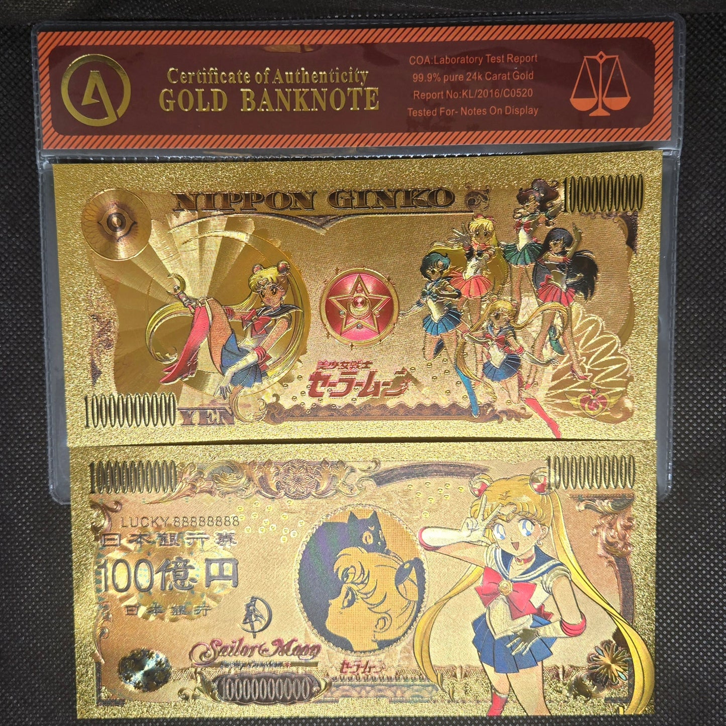SAILOR MOON GOLD BILL