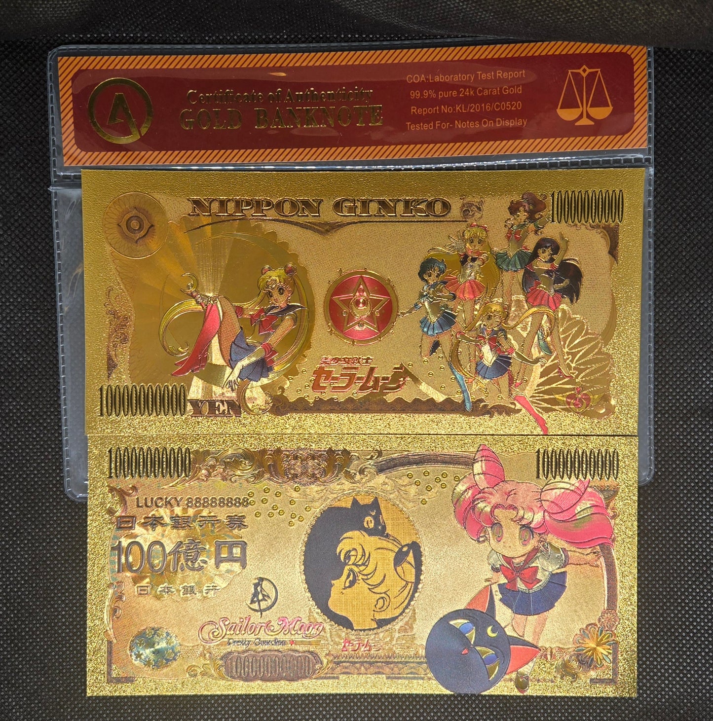 SAILOR MOON GOLD BILL